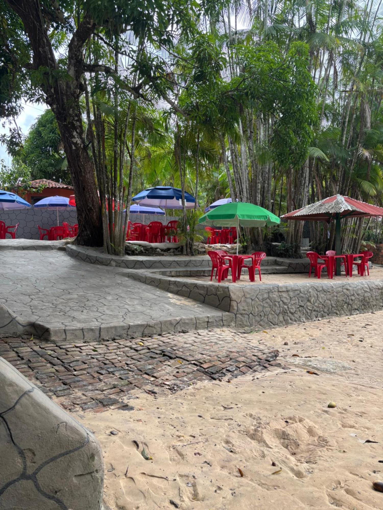 Pousada Recanto Do Una Hotel Morros Bagian luar foto